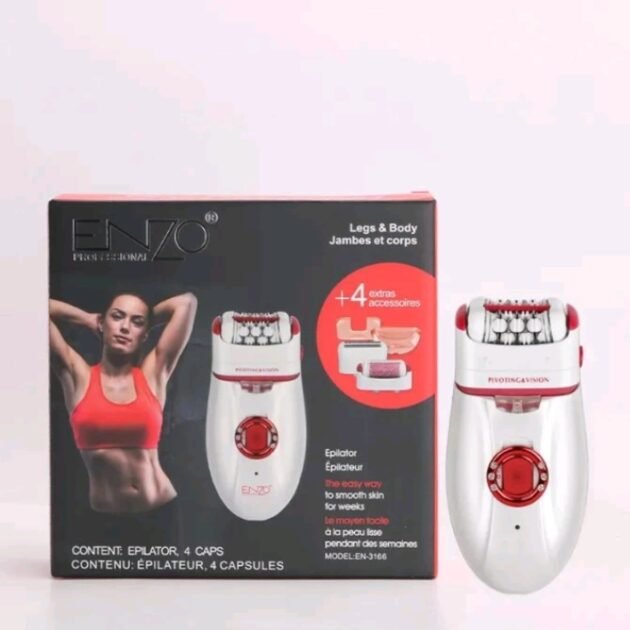 Épilateur Professionnelle ENZO avec 4 accessoires
