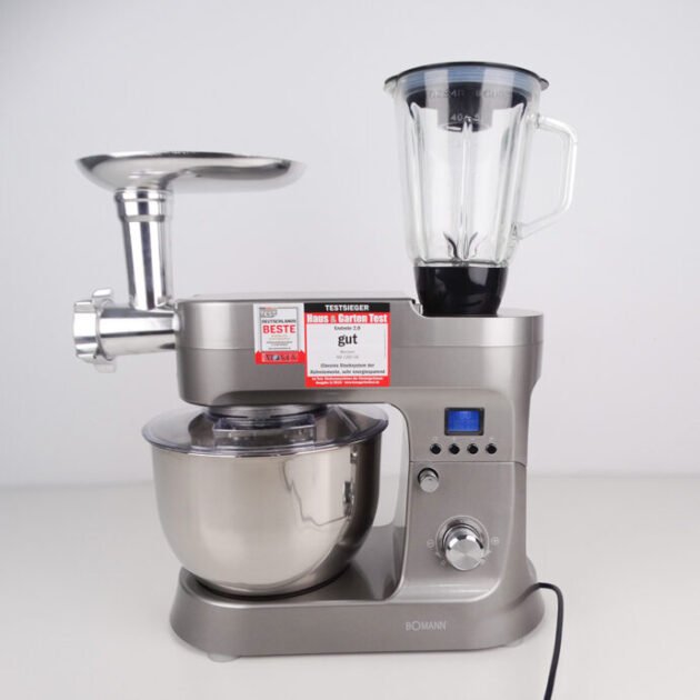 Robot Pétrin Bomann Multifonctions 4En1 6,2L 1200W Originale avec hachoir et blender