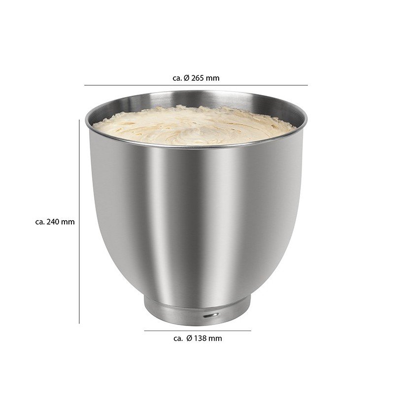 Pétrin Bomann 10L 5kg rouge 1500W fabrication allemande – Image 4