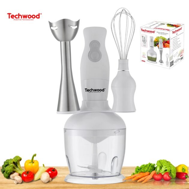 Mixeur Plongeur 300W 3IN1 Techwood ( plongeur / fouet / hachoir )
