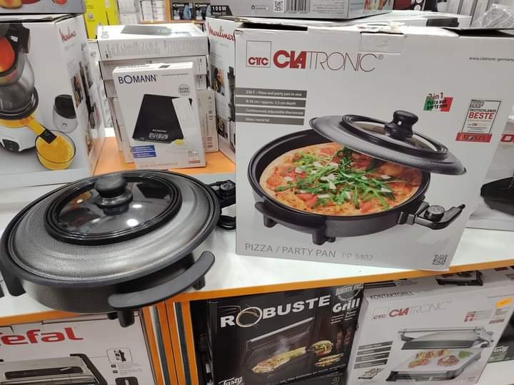 Poêle/Plat a pizza Multifonction Électrique 36cm Clatronic 1500W – Image 4