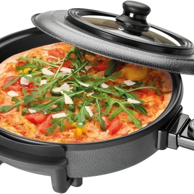 Poêle/Plat a pizza Multifonction Électrique 36cm Clatronic 1500W