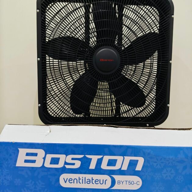 Ventilateur de boîte 20 pouces en métal haute qualité a 5 pales