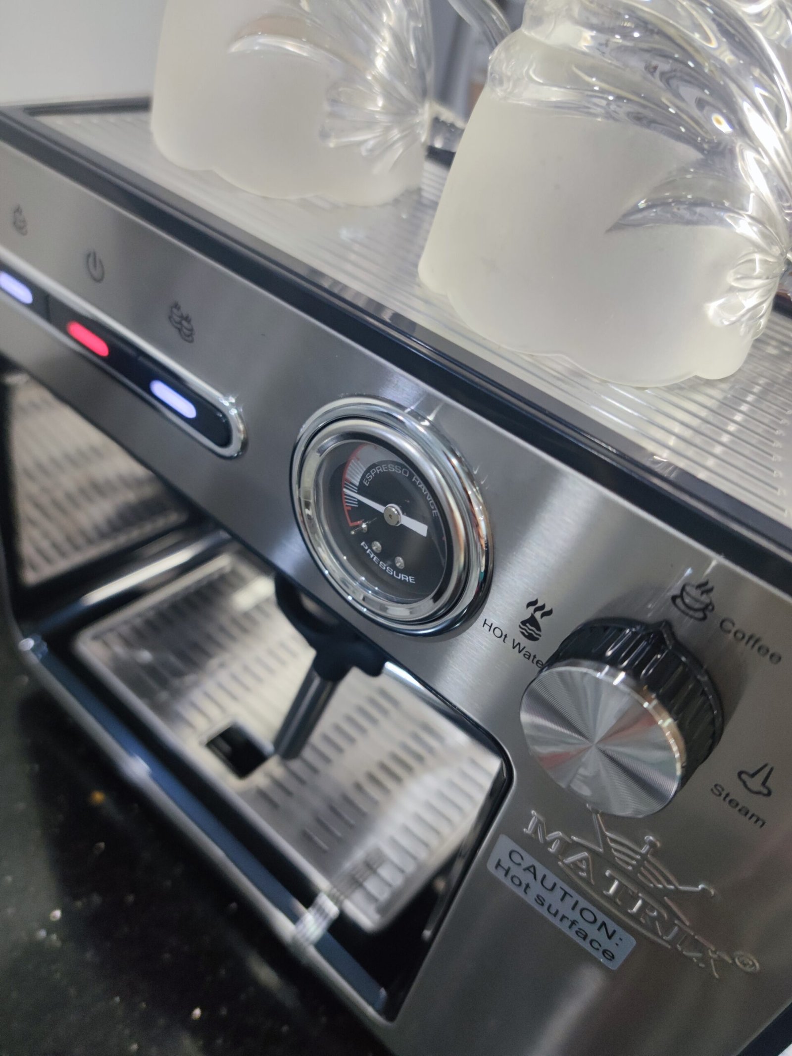 Machine à café 4en1 MATRIX 20Bar ( capsules nespresso et dolce gusto + café moulu + cappuccino) – Image 3