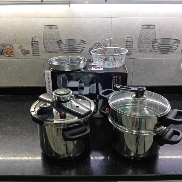 Cocotte minute 5L + 7L – pack 7 pieces Kitchen Lab