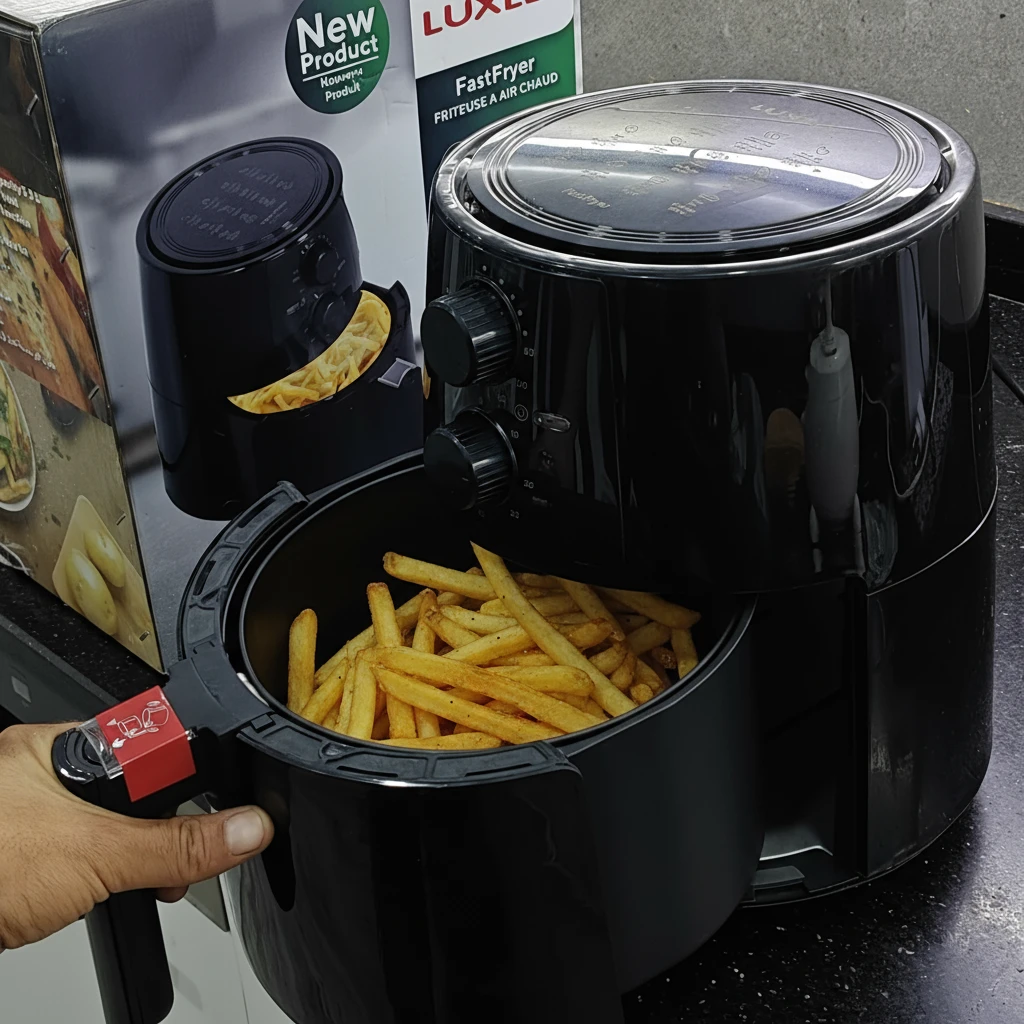 Air fryer Friteuse sans huile Luxell FastFryer 5.5L – Image 2